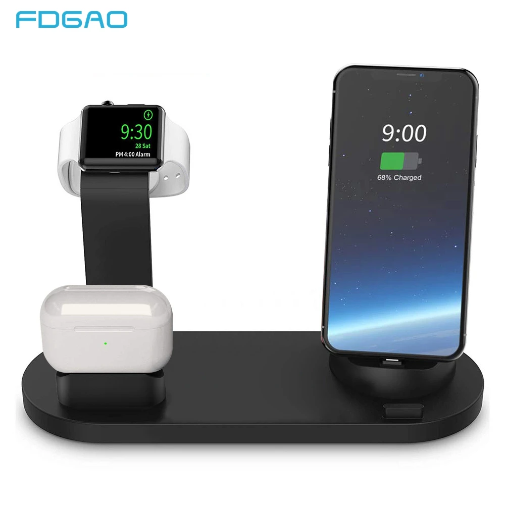 FDGAO3 에서 1 위탁 아이폰 서 14 13 12 11X XR XS8Plus USB 충전기는 도킹 스테이션에 대한 기본 Apple Watch7 6 5 4AirPods
