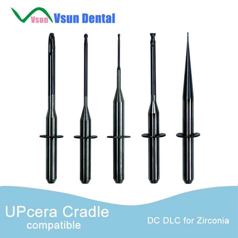 Upcera 크래들 A51A52 밍이 맷돌로 가는 Burs Dental 실험 도구를 절단기를 위한 랩 재료 DC 다이아몬드 DLC 다이아몬드와 같은 코팅