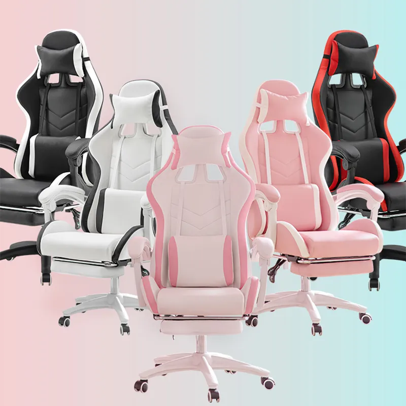 WCG 귀여운 분홍색 게임의 자리 나머지는 소녀 가정 사무실 컴퓨터는 인체 공학 의자는 인터넷 카페 게임의 자리핀 2023