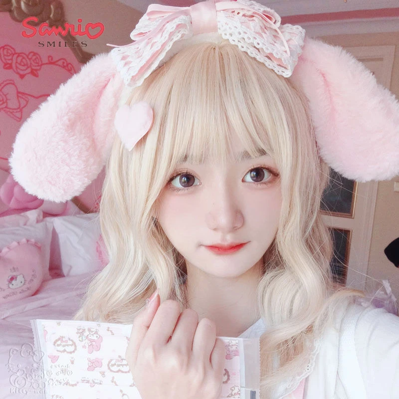 귀오 Headwear 안녕하세요 Kittys 내 멜로디나 Kuromi 애니메이션 귀여운 세 가지 차원 인형 얼굴 밴드 머리띠를 선물 장난감