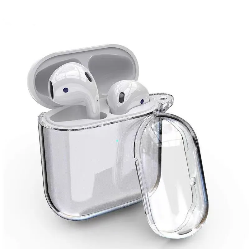 소프트 TPU Cases For Apple Airpods1 2 3 프로 케이스 보호에는 무선 이어폰 투명 커버에 대한 공 포드는 위탁 가방 상자