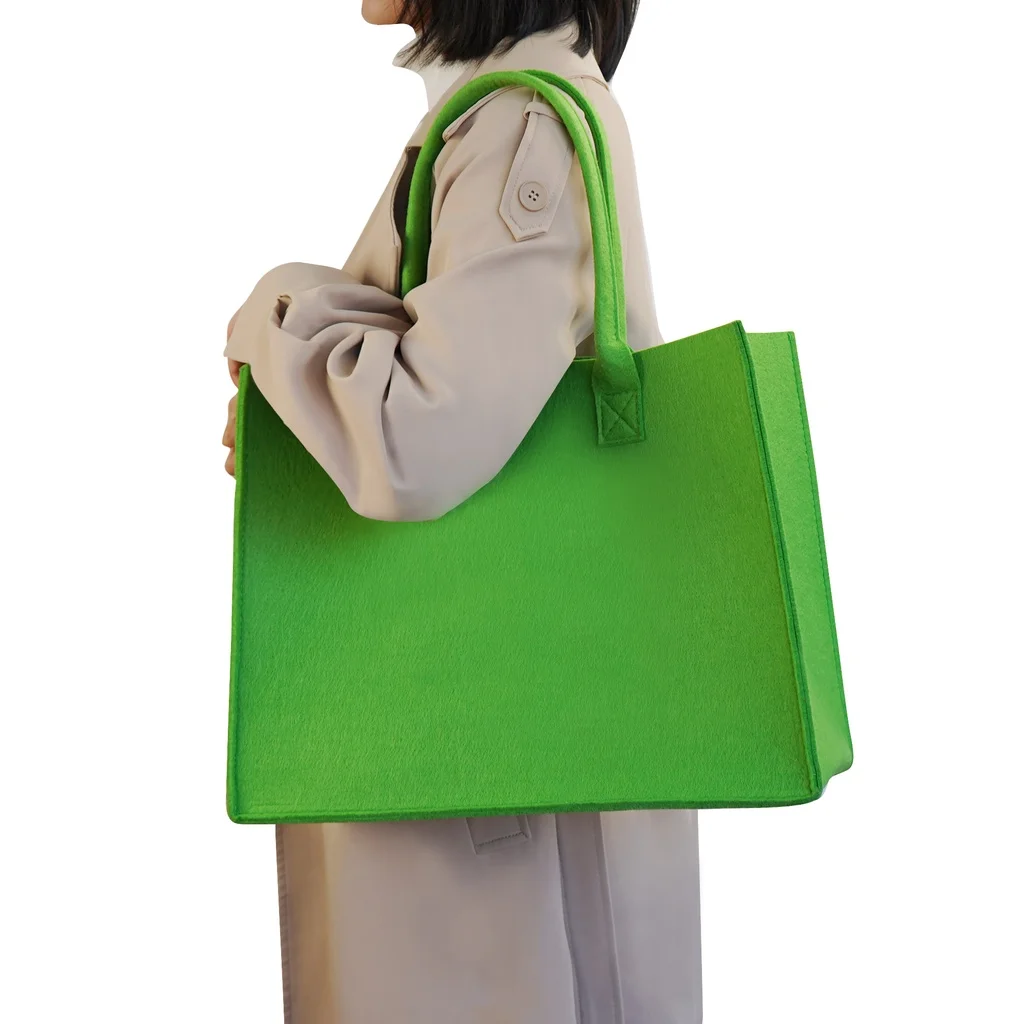 여자 펠 끈달린 가방을 구매자 부대장 주최자는 재사용할 수 있는 식료품류 가방 핸드백